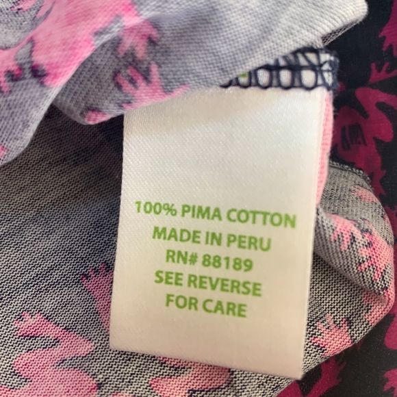 lilly pulitzer get happy frog theme dress Pima cotton pink and purple XS - Picture 6 of 9